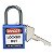 BRADY 77556 – Cadeado Plástico Azul com Haste Inox 47 mm e Retenção de Chave - Imagem 1