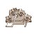 Conector Mola Duplo ZDK 2.5-2V Bege - 2,5mm - Imagem 1