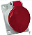 STECK N3249 – Tomada Embutir Vermelho 32A 2P+T 380/440V 9H IP44/IP67 | Newkon - Imagem 1