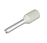 WEIDMULLER H0.75/14 Branco Terminal  Ilhos 1 X 0.75 Embalagem 500 unidades 0462900000 - Imagem 1