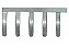 WEIDMULLER QB58 Pente Iinclinados S-Capa Isol P/ASK1-KDKS1 0545300000 - Imagem 1