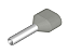 WEIDMULLER H0.75/14D Cinza Terminal Ilhos 2 X 0.75 Embalagem com 100 Unidades 9018520000 - Imagem 1