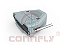 CONNFLY DS1045 – Capa Plástica Cinza para Conector DB9 com Kit Longo | ABS UL94 V-0 - Imagem 1
