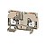 WEIDMÜLLER A2C 6 – Conector de Passagem PUSH-IN 6 mm² 800V 41A Bege -1992110000 - Imagem 1