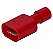 CEMBRE RF-M608P – Terminal Macho Totalmente Isolado Vermelho 0,25-1,5mm² | 6,3x0,8mm - Imagem 1