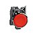 Schneider XB4BA42 – Botão Metálico Vermelho Ø22mm 1NF Retorno por Mola - Imagem 1