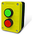 ​​​​​​​STECK SQ00005 – Caixa Botoeira Montada com Botões PRN1/0 e PRN2/I - Imagem 1