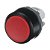 ABB MP1-10R – Cabeçote para Botão de Pressão Vermelho, Momentâneo, Aro Preto - Imagem 1