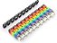 HellermannTyton Marcador W3 Colorido para Fios e Cabos – 4 a 6 mm² – Cartela c/ 100 Unidades - Imagem 3