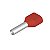 WEIDMULLER H1/15D Vermelho Terminal Ilhos 2X1.00MM2 Embalagem c/ 100 - Imagem 1
