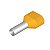 WEIDMULLER H6/25D Amarelo Terminal Ilhos 2X6.00MM2 Embalagem c/ 100 - Imagem 1