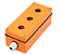 WERIX BTA – Caixa Botoeira Metálica Alumínio Laranja IP66 | Furação Ø22mm - Imagem 3