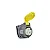 STECK S3044 – Tomada Embutir Amarela 16A 2P+T 100/130V 4H IP44 | Brasikon - Imagem 1
