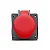 STECK S3249 – Tomada Embutir Vermelha 32A 2P+T 380/440V 9H IP44 | Brasikon - Imagem 1