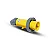 STECK S3274W – Plugue Amarelo 32A 2P+T 100/130V 4H IP67 | Shock Tite - Imagem 1
