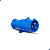 STECK S3276 – Plugue Azul 32A 2P+T 200/250V 6H IP44 | Brasikon - Imagem 1