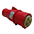 STECK SN3079 – Plugue Negativo Vermelho 16A 2P+T 380/440V 9H IP44 | Brasikon - Imagem 1