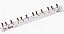 SIEMENS BARRAMENTO 3X4 DISJ DIN 214MM 10MM2 BR2: - Imagem 1