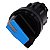 SIEMENS 3SU10 FRONT COMUT PVC RET 2P D22 AZ - Imagem 1