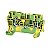 WEIDMULLER Conector Terra Mola ZPE 2.5 Verde Amarelo - 2.5mm² 1608640000 - Imagem 2