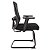 Cadeira de Escritório Comfy Stance Fixa Tela Mesh Preta - Imagem 2