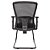 Cadeira de Escritório Comfy Stance Fixa Tela Mesh Preta - Imagem 5