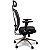 Cadeira de Escritório Comfy Caprice Tela Mesh Preta, Base Alumínio, Braço 3D, Assento Deslizante e Relax Avançado - Imagem 2