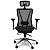 Cadeira de Escritório Comfy Caprice Tela Mesh Preta, Base Alumínio, Braço 3D, Assento Deslizante e Relax Avançado - Imagem 7