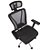Cadeira de Escritório Comfy Caprice Tela Mesh Preta, Base Alumínio, Braço 3D, Assento Deslizante e Relax Avançado - Imagem 5
