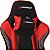 Cadeira Gamer Xperience Deluxe em Tecido Vermelha Base Giratória, Braço Ajustável e Sistema de Inclinação Avançado - Imagem 6