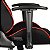 Cadeira Gamer Xperience Deluxe em Tecido Vermelha Base Giratória, Braço Ajustável e Sistema de Inclinação Avançado - Imagem 8
