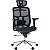 Cadeira de Escritório Comfy ErgoPro Preta Tela Mesh Preta, Braço e Assento Ajustáveis e Relax Avançado - Imagem 2