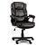 Cadeira de Escritorio Comfy Chanceller Preta, Base Giratoria e Sistema Relax - Imagem 1