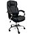 Cadeira de Escritorio Comfy Lusty Preta, Base Giratoria e Sistema Relax - Imagem 1