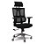 Cadeira de Escritório Comfy ErgoFuture Tela Mesh Preta, Base Alumínio e Relax Avançado - Imagem 1