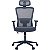 Cadeira de Escritório Ergonômica Comfy Stance Plus Tela Mesh Cinza, Base Giratória e Sistema Relax - Imagem 2