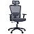 Cadeira de Escritório Ergonômica Comfy Stance Plus Tela Mesh Cinza, Base Giratória e Sistema Relax - Imagem 1
