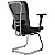 Cadeira de Escritório Comfy Caprice Tela Mesh Preta, Base Fixa e Braço 3D - Imagem 5