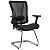 Cadeira de Escritório Comfy Caprice Tela Mesh Preta, Base Fixa e Braço 3D - Imagem 1