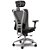 Cadeira de Escritório Comfy Caprice Tela Mesh Cinza, Base Alumínio, Braço 3D, Assento Deslizante e Relax Avançado - Imagem 4