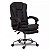Cadeira de Escritório Comfy Marshal Preta, Base Giratória, Apoio de Pés e Sistema Relax Avançado - Imagem 1