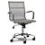 Cadeira de Escritório Comfy Neat em Tela Cinza, Base Giratória e Sistema Relax - Imagem 1