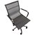 Cadeira de Escritório Comfy Neat em Tela Cinza, Base Giratória e Sistema Relax - Imagem 4