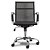 Cadeira de Escritório Comfy Neat em Tela Preta, Base Giratória e Sistema Relax - Imagem 2
