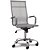 Cadeira de Escritório Comfy Neat Plus em Tela Cinza, Base Giratória e Sistema Relax - Imagem 1