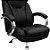 Cadeira de Escritório Comfy Grandeur Preta, Base Giratória Cromada e Sistema Relax - Imagem 2