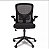 Cadeira de Escritório Flexy Way Preta Tela Mesh Preta, Base Giratória e Sistema Relax - Imagem 3