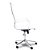 Cadeira de Escritório Comfy Nifty Plus Branca, Base Giratória e Sistema Relax - Imagem 3