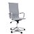 Cadeira de Escritório Comfy Nifty Plus Cinza, Base Giratória e Sistema Relax - Imagem 1