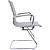 Cadeira Visitante Comfy Nifty Cinza Base Fixa Cromada - Imagem 2